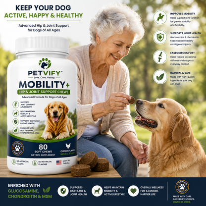 Petvify™ Mobility+ Hip & Joint Support Chews